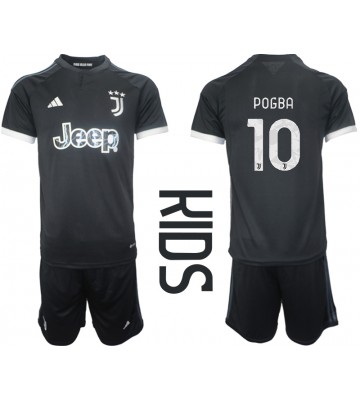 Juventus Paul Pogba #10 babykläder Tredje Tröja barn 2023-24 Korta ärmar (+ Korta byxor)